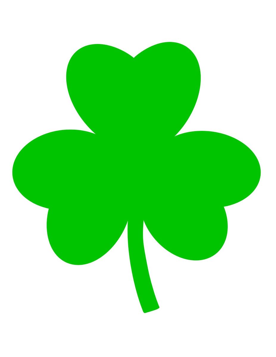 Free Printable Shamrock Templates Small Medium And Large Sizes Free Printable Shamrock Templates Small Medium And Large Sizes
