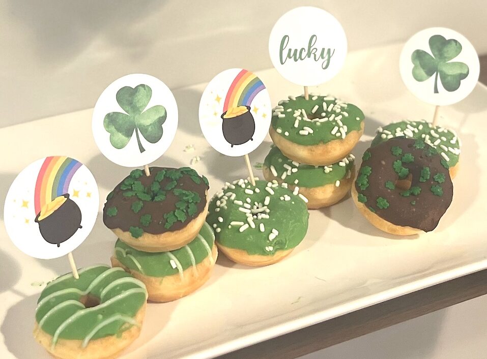 st patricks day cupcake toppers