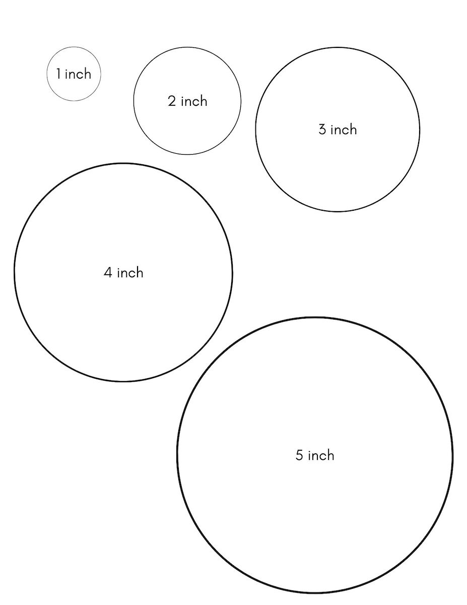 Circle Template Free Printables Small Medium And Large Sizes