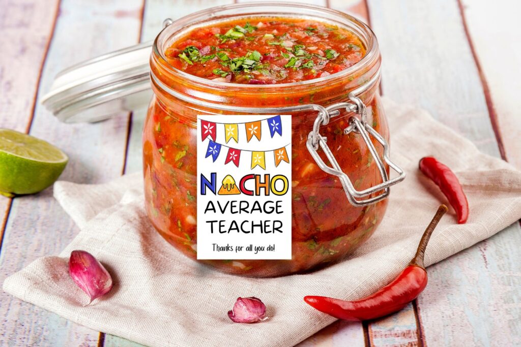nacho average teacher teacher appreciation gift