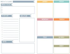 Half Size Planner Free Printables - OriginalMOM